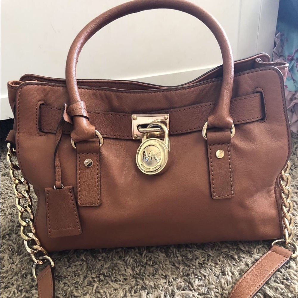 Tan Michale Kors Handbag